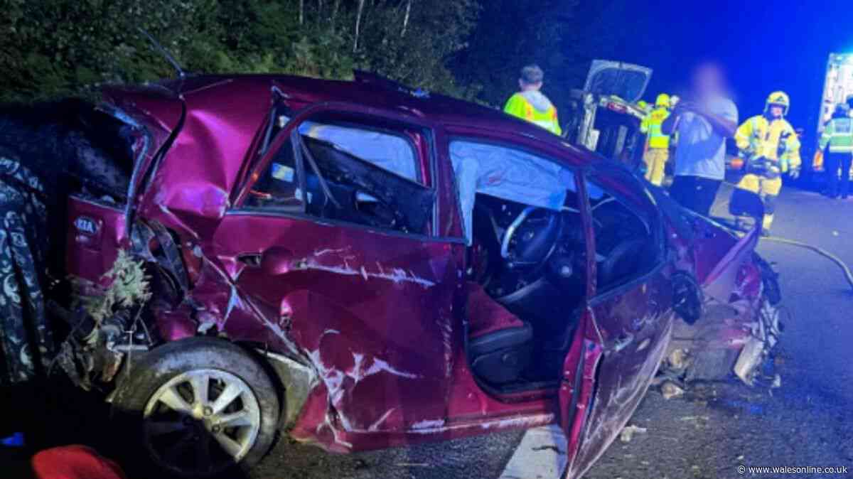 Drugged-up van driver got on the M4 and minutes later he did this