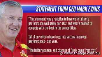 Suns CEO publicly contradicts Hardwick