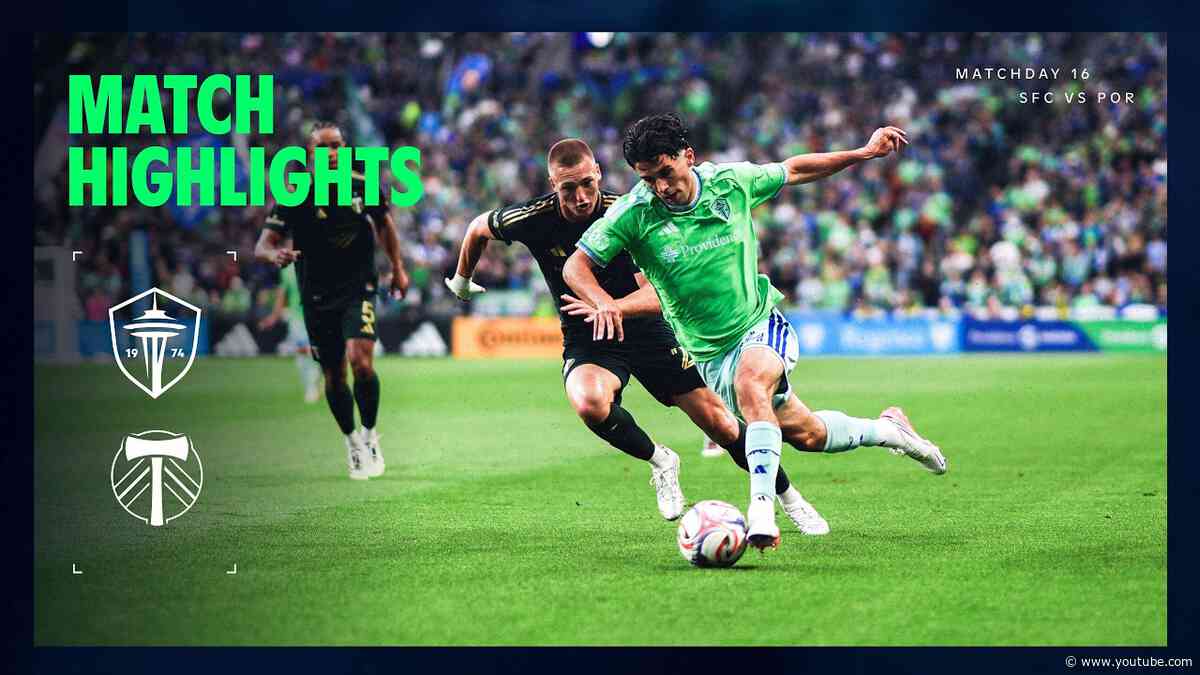HIGHLIGHTS: Seattle Sounders FC vs. Portland Timbers | July 16, 2026
