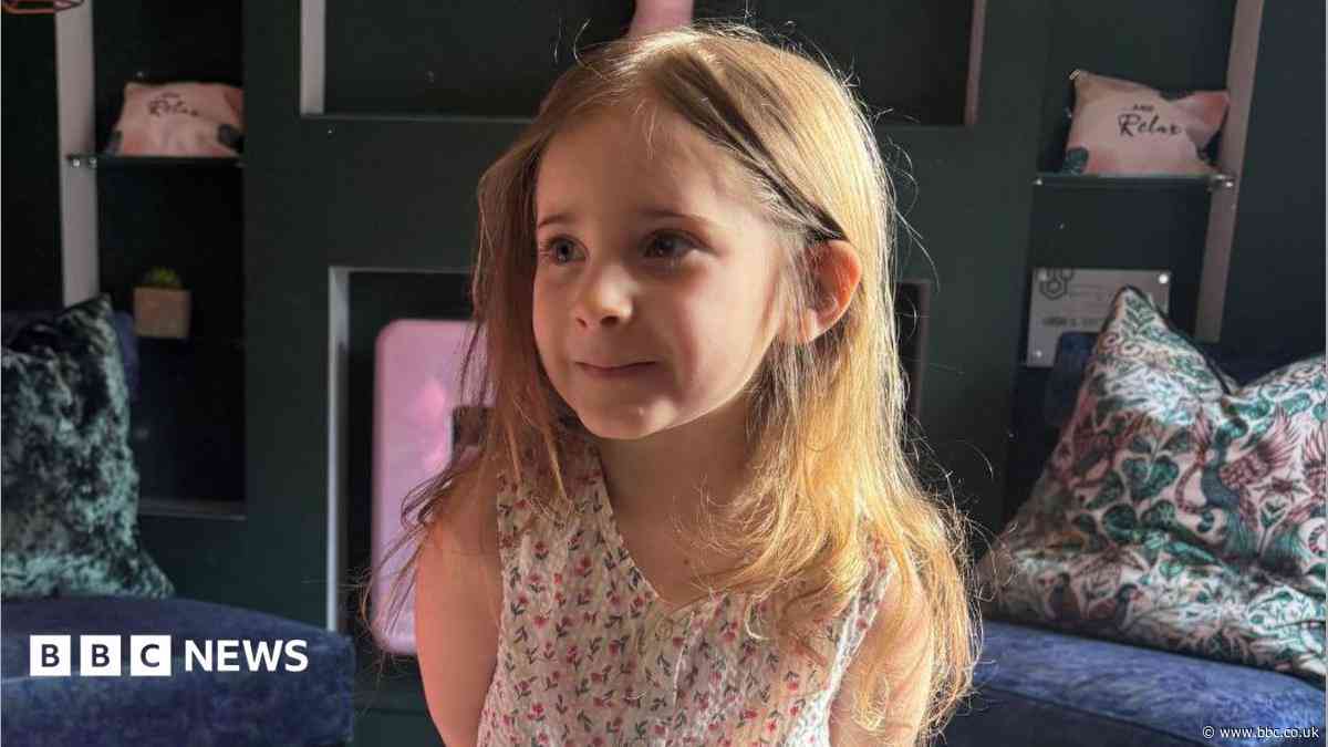 Tribute to girl, 4, who died after being hit by car