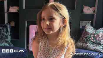 Tribute to girl, 4, who died after being hit by car