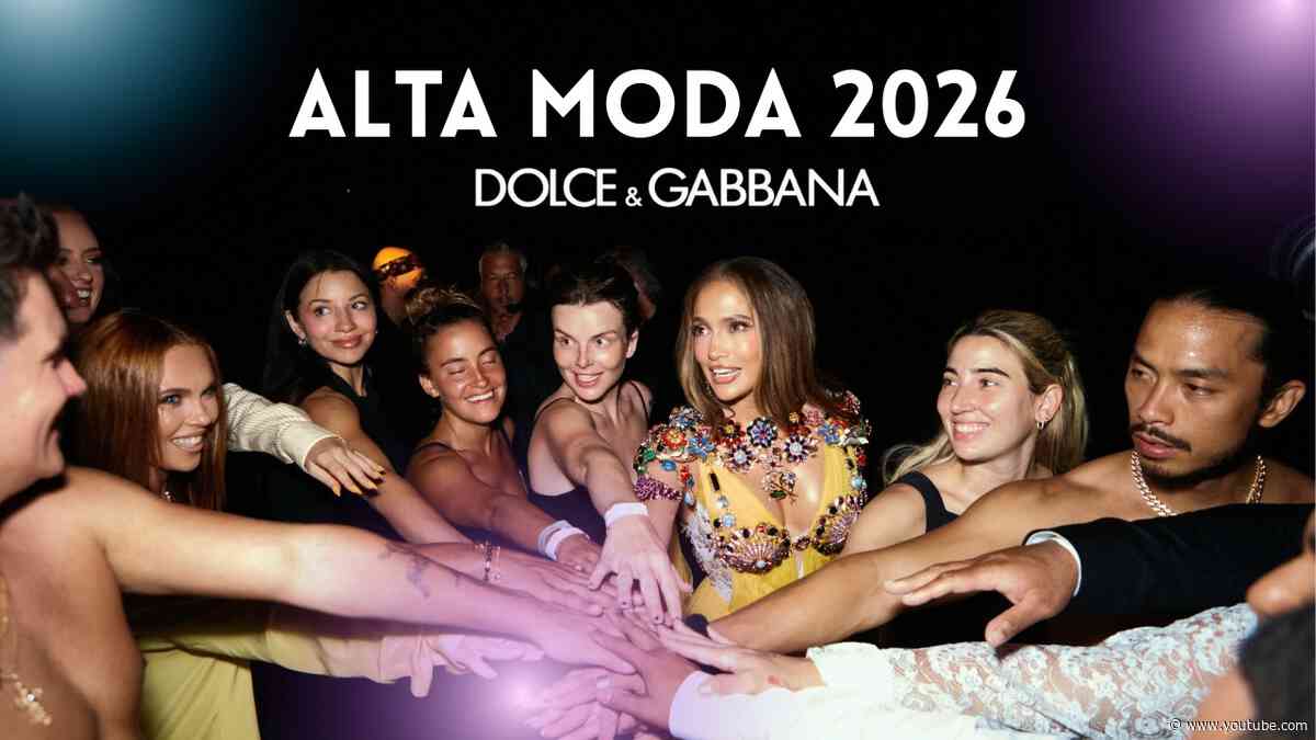Jennifer Lopez | Dolce & Gabbana Alta Moda 2026 | Taormina, Sicily