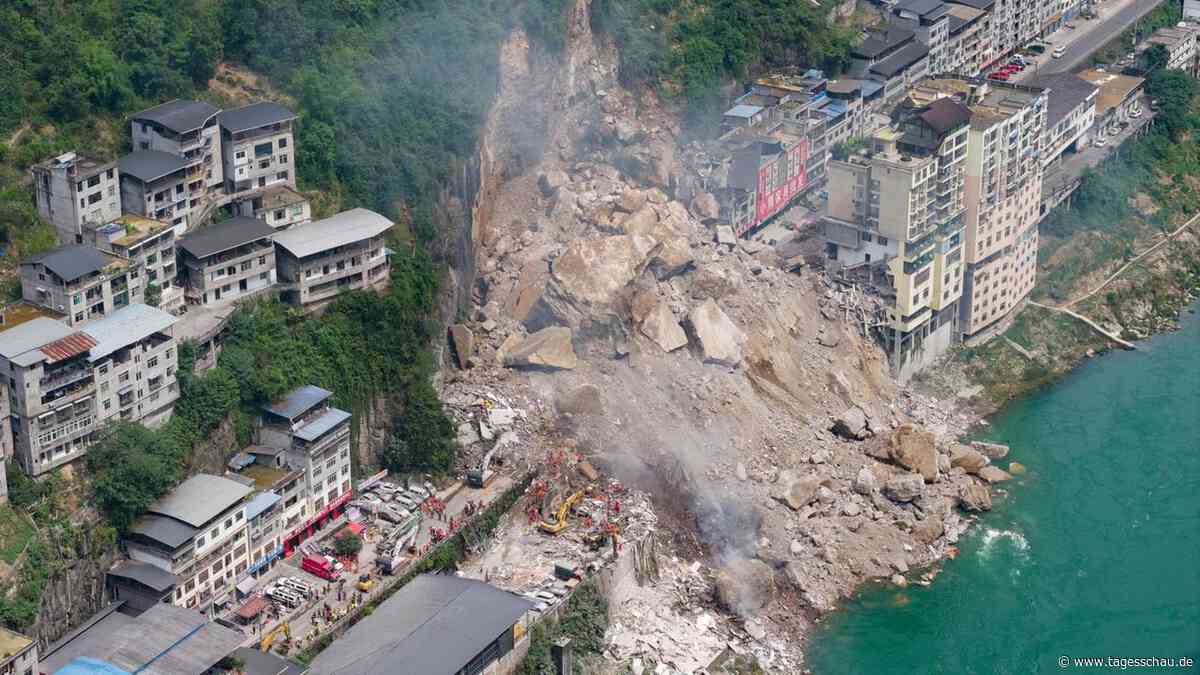 Tote und Verletzte nach Erdrutsch im Westen Chinas