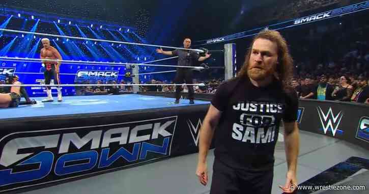 Sami Zayn Returns to WWE SmackDown After Mental Health Break