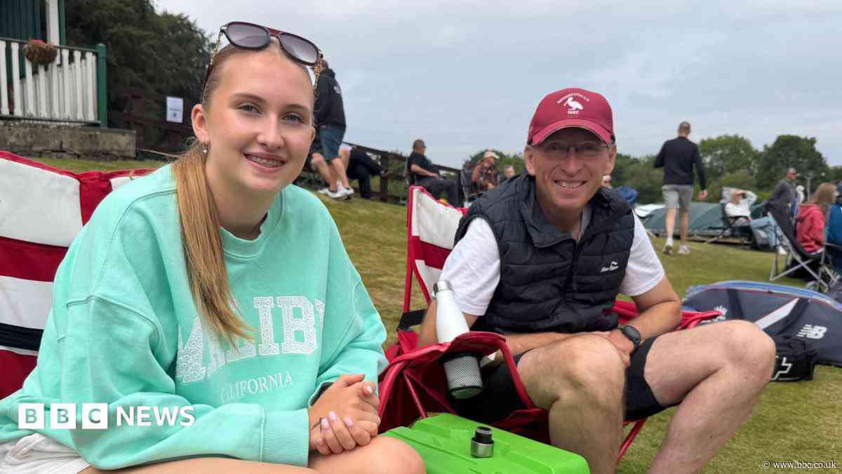 Fans flock to village cricket club to see Stokes