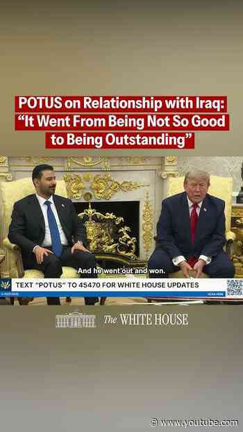 "His influence is going to spread all throughout the Middle East." - President Donald J. Trump 🇺🇸