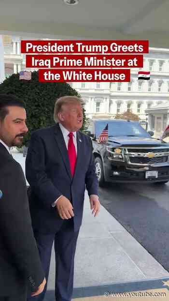 President Donald J. Trump Welcomes Iraqi Prime Minister Ali al-Zaidi to the White House. 🇺🇸🇮🇶