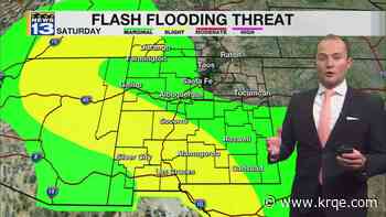 An active monsoon pattern continues this weekend