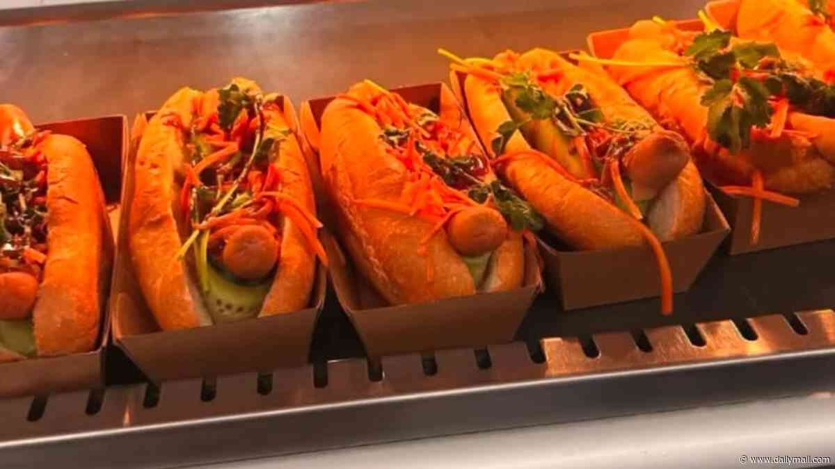 The insane food crossover that absolutely nobody asked for being served up to hungry footy fans at Marvel Stadium
