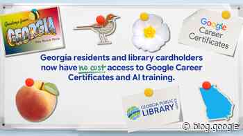 We’re partnering with the Georgia Public Library Service for no-cost career and AI training.