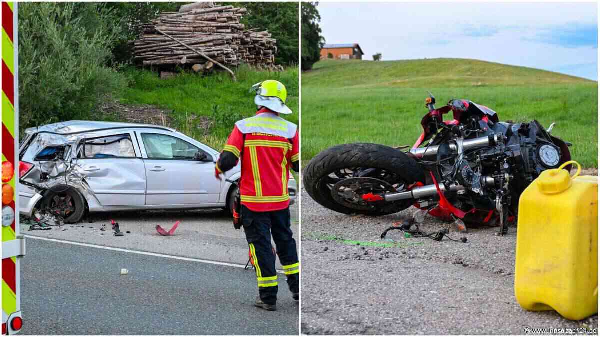Tragödie bei Irschenberg: Motorradfahrer aus dem Kreis Rosenheim stirbt bei schwerem Unfall
