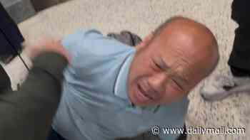 Shocking footage shows plain-clothed ICE officers violently pinning down an Australian man at Las Vegas Airport as he cries out for help