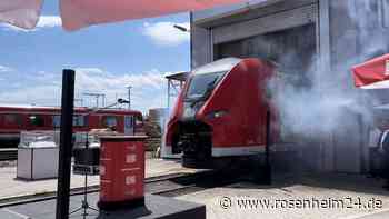 Premiere in Mühldorf: Südostbayernbahn und Siemens stellen neuen Wasserstoffzug vor