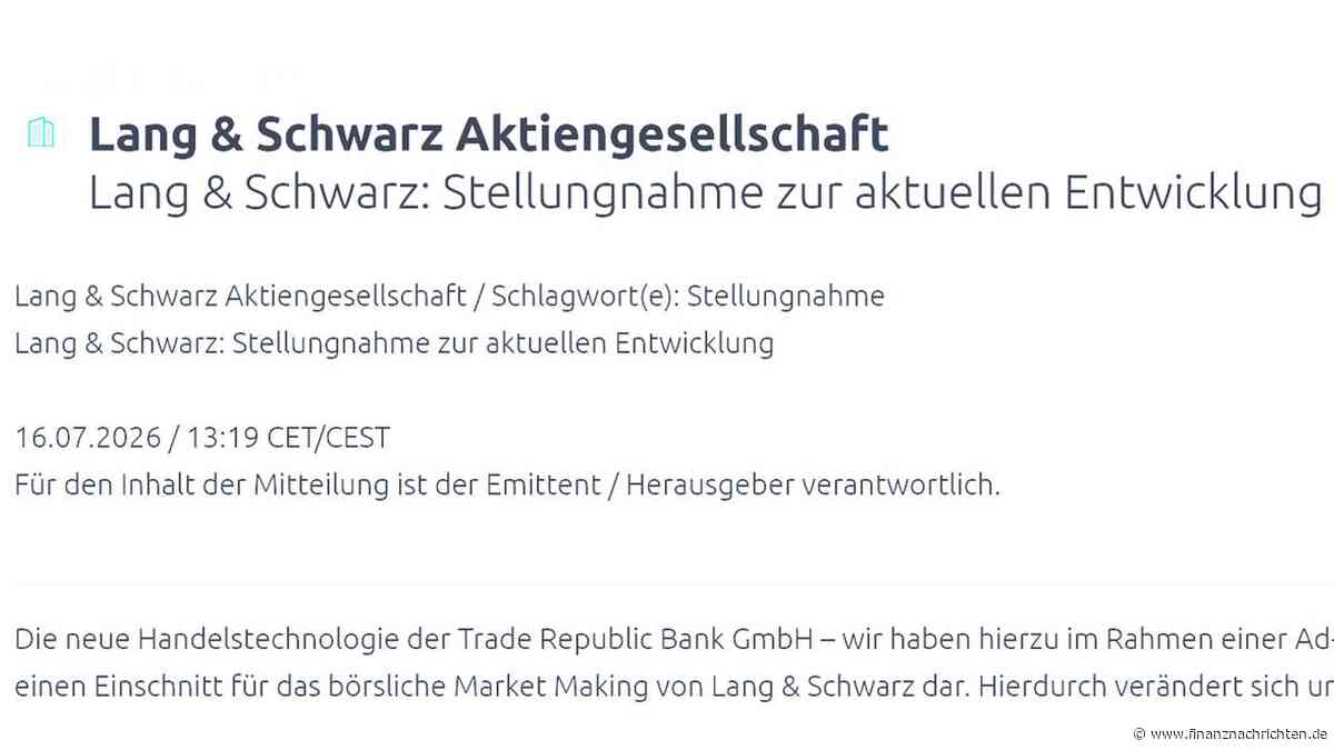 Community-Rückblick: Nach 50 %-Kursverlust: So bewerten wO-User das neue Statement des L&S-Vorstands
