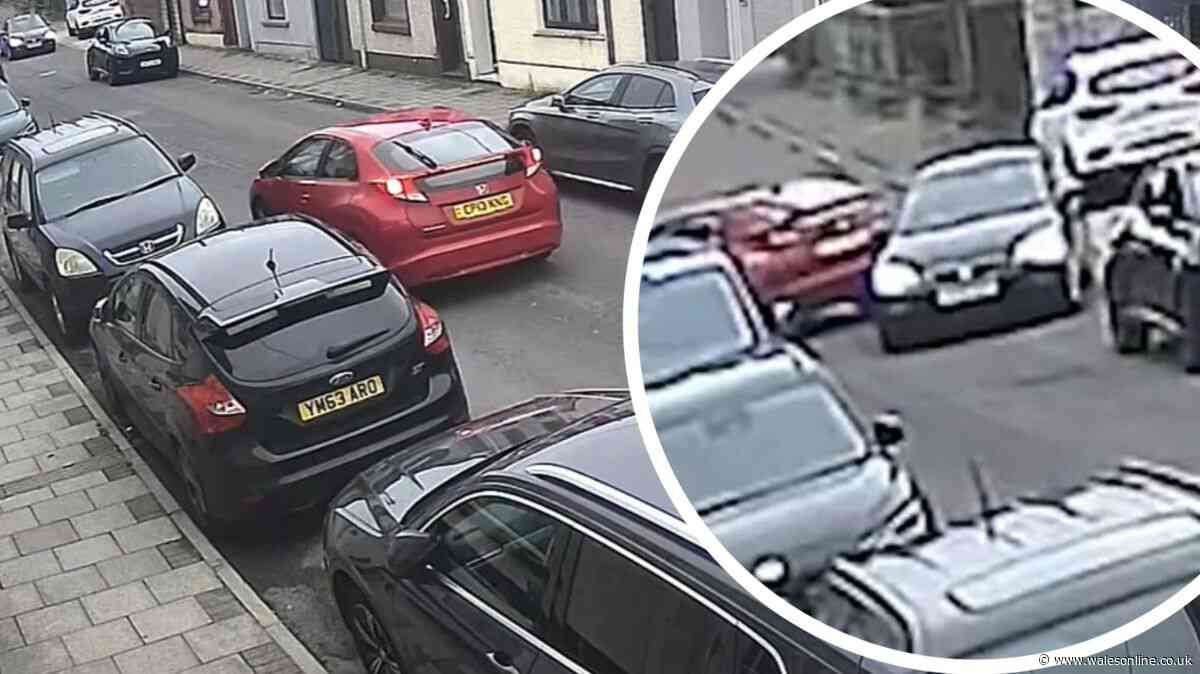 Residents living in fear on Welsh 20mph street where people keep crashing into cars and houses