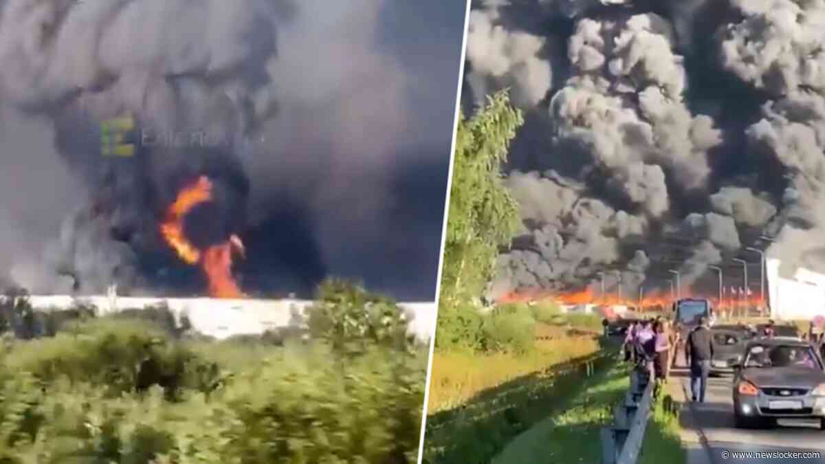 Grote rookpluimen rondom Moskou: Oekraïne valt op grote schaal aan