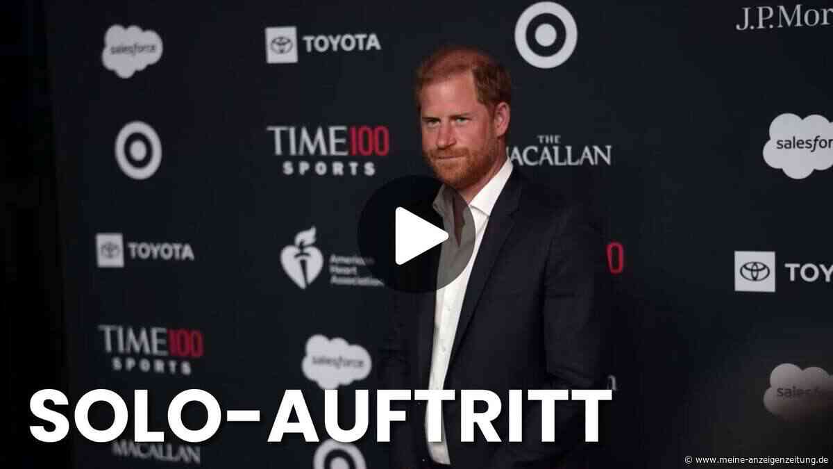 Prinz Harry ohne Meghan in New York: seltenes Solo bei „Time100 Sports“-Gala