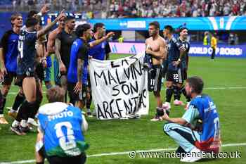 White House defends Argentina’s controversial Falklands banner at World Cup