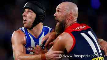 ‘He’s in trouble’: Dees pair hurt as Roos hang by thread after upset bid — LIVE AFL