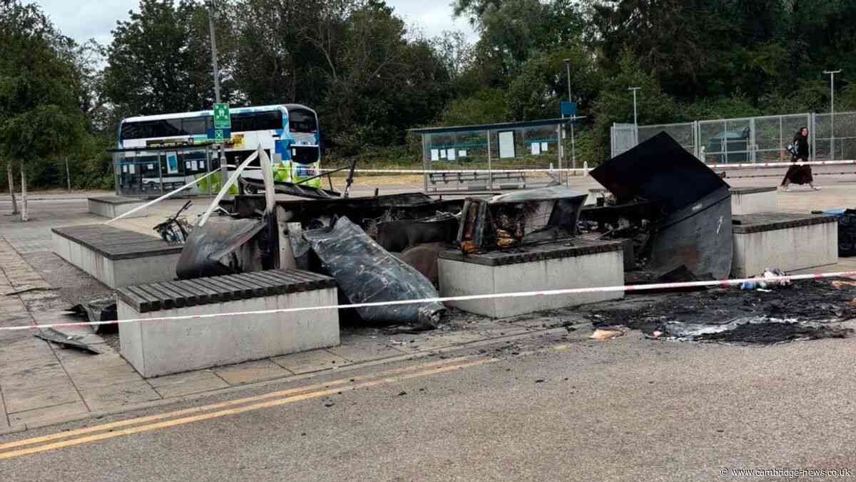 Update on food van fire at busy Cambridge train station