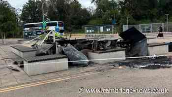 Update on food van fire at busy Cambridge train station
