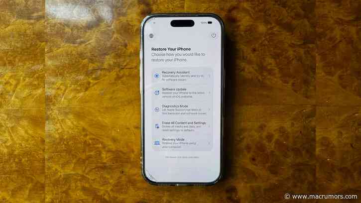 iOS 27: Access the New iPhone Recovery Screen