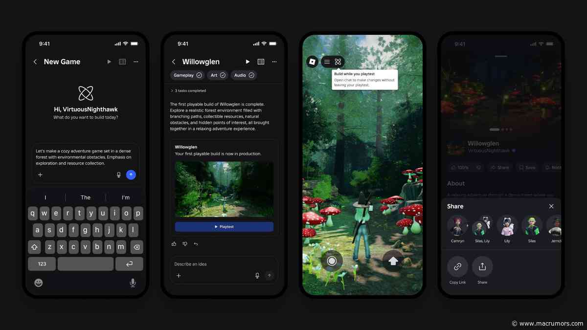 Roblox is Adding AI Game Creation to iPhone and iPad