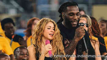 Shakira, Burna Boy gear up for FIFA World Cup halftime show
