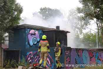 Brand in schuur op terrein wielervereniging