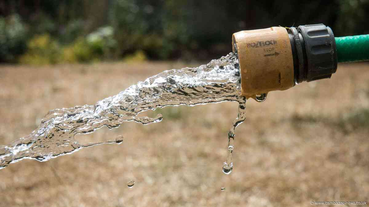 Update on Cambridge Water hosepipe ban as people could face £1k fines