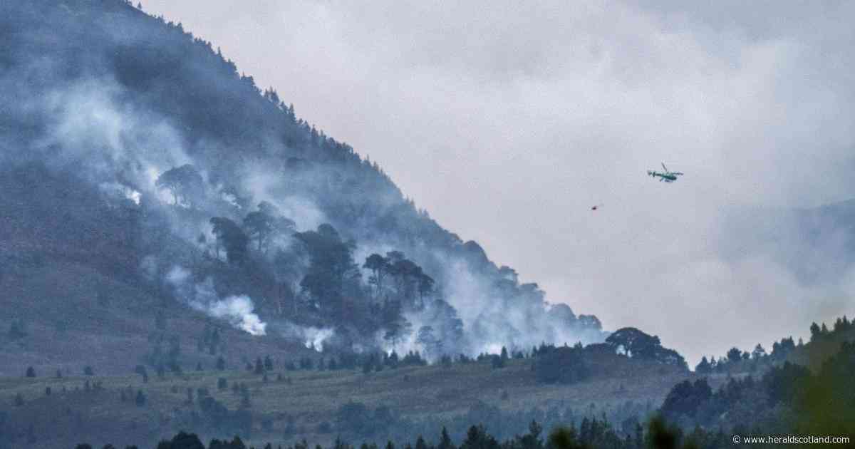 Cairngorms wildfire: Aviemore no longer in ‘immediately affected area’