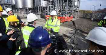Why was Scotland's only oil refinery closed?