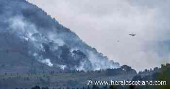 Firefighters drawing water from scenic loch to tackle Cairngorms wildfire