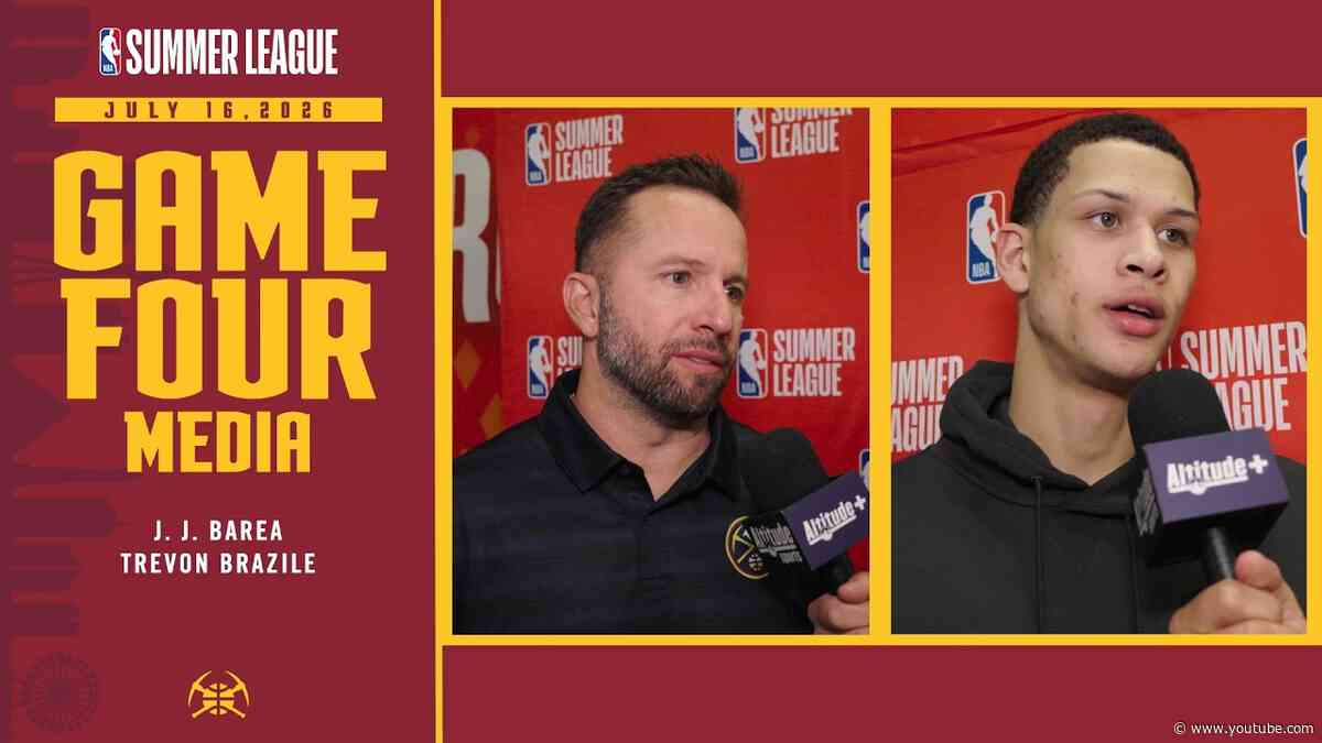 Full Denver Nuggets Media vs. Trail Blazers 🎙 | 2026 NBA Summer League
