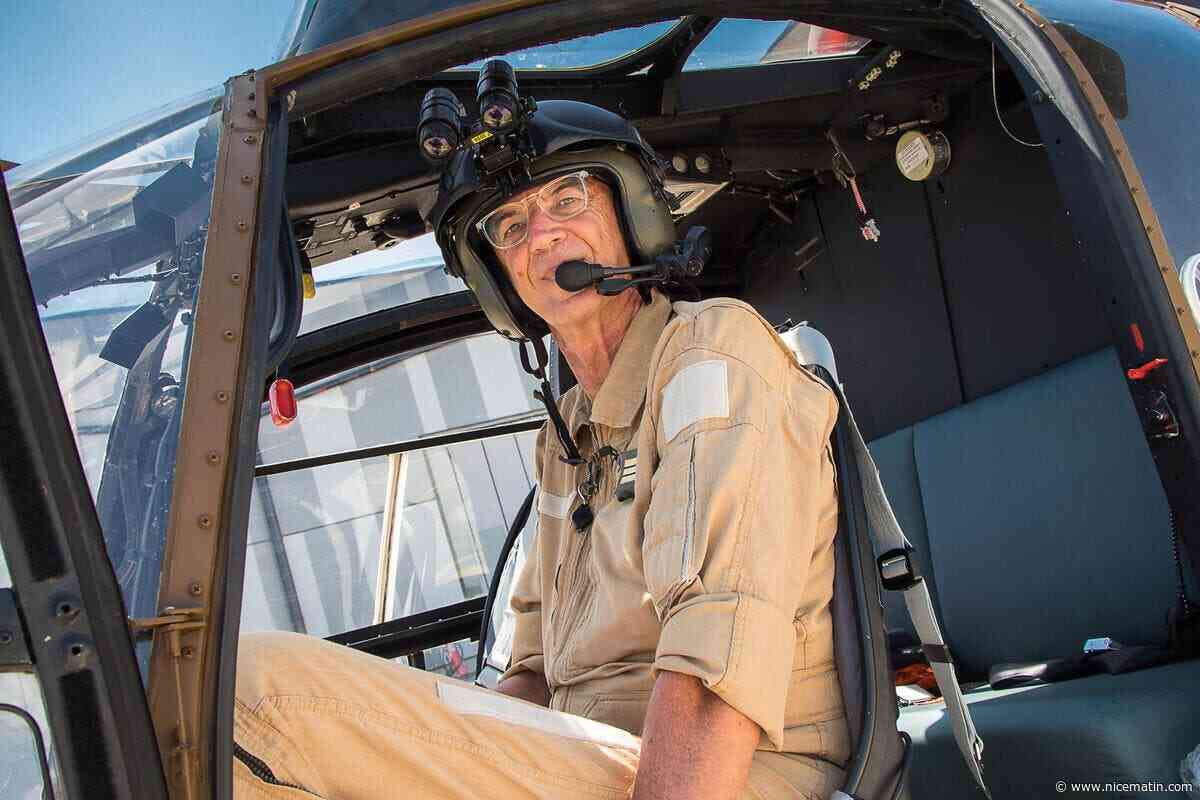 Moniteur de vol de nuit à l’Ealat au Cannet-des-Maures, le capitaine Marc est surtout recordman mondial du nombre d’heures passées sous jumelles de vision nocturne