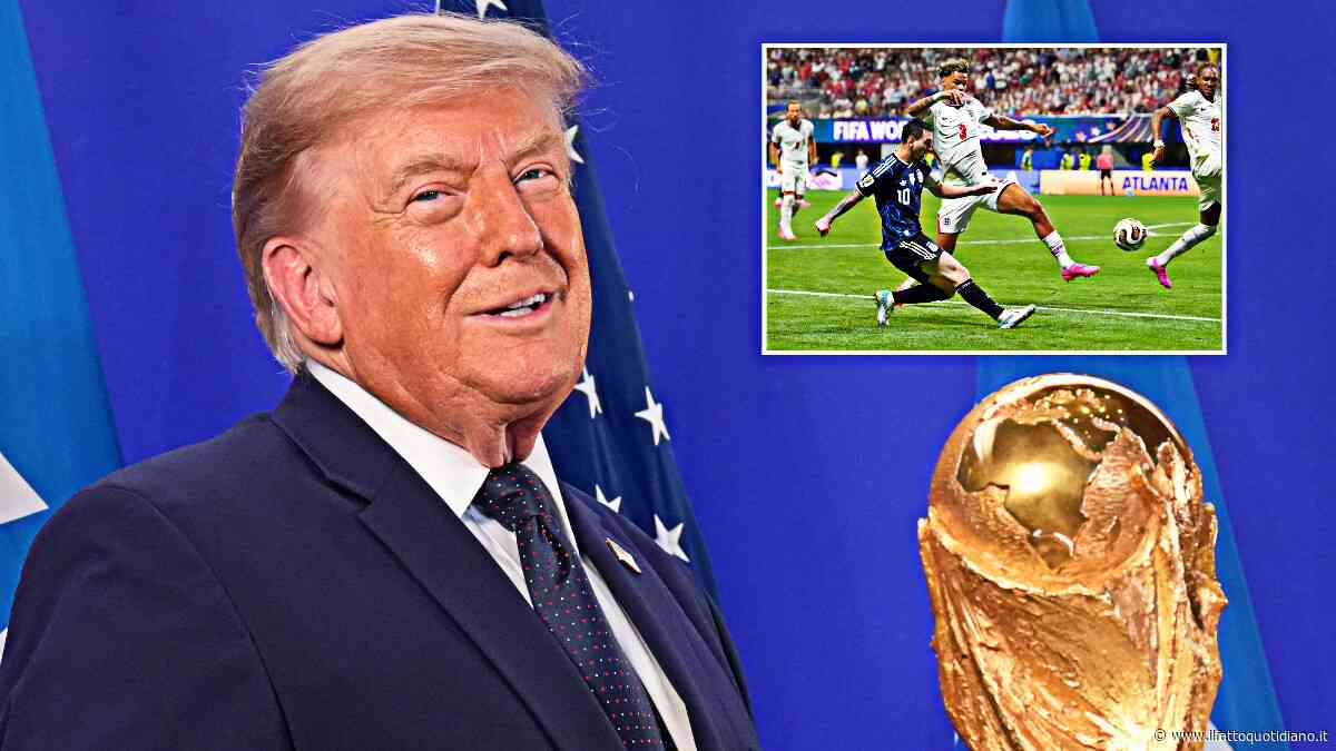 Trump fa l’intenditore di calcio, ma l’analisi è banale: “Messi è stato geniale. Si è spostato a destra, non so se ve ne siete accorti”