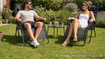 Save £110 on reclining sunloungers worth £149 in flash heatwave deal