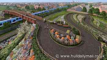 Planning application in for key Beverley Bridleway Bridge over railway line