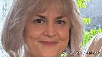 Ruth Jones looks unrecognisable with grey hair as she wraps up filming new BBC comedy series with Steve Speirs