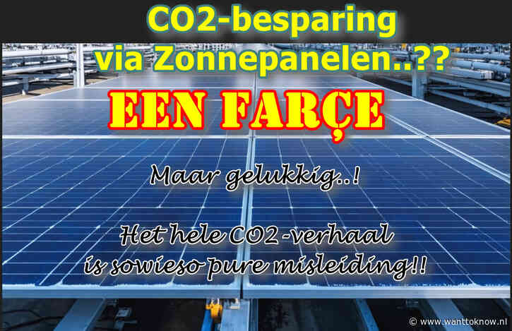 Vernietigend rapport zonnepanelen weggemoffeld..!!