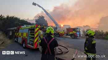 Firefighters tackle 'large' blaze at attraction