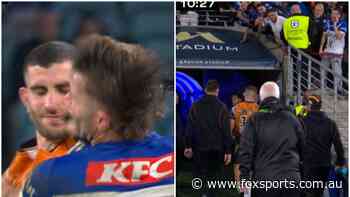 ‘You can’t do that’: Tempers boil over in fiery finish as Tigers gun binned for ‘unnecessary’ incident
