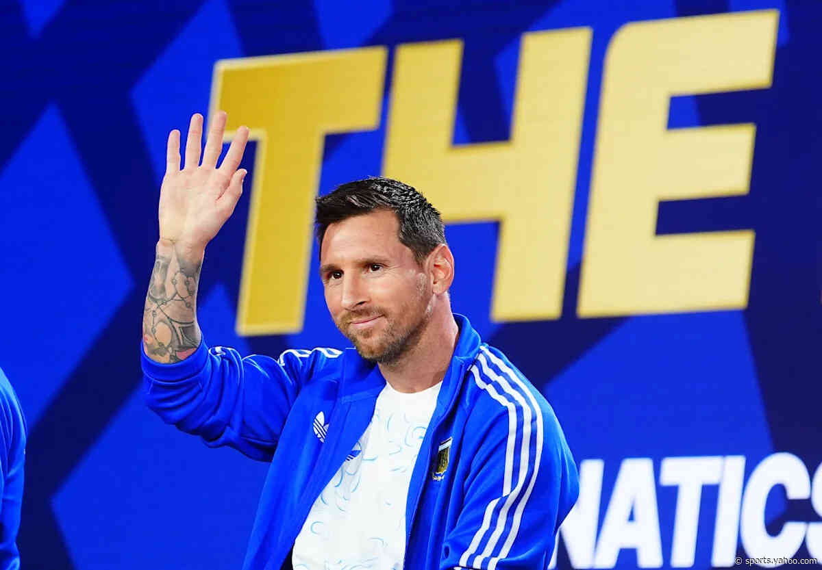Lionel Messi on viral photos of him bathing baby Lamine Yamal: 'What a crazy picture'