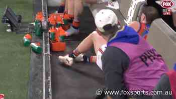 ‘That is nasty!’ Bizarre bench mishap injures Harley as Lions lift into top four