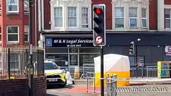 Newport 'murder' horror as woman dies in street and armed police rush to scene