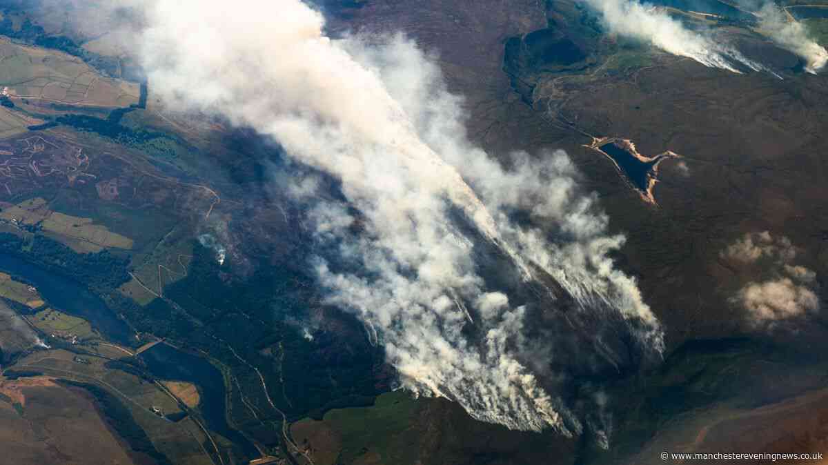 Urgent plea as people seen lighting barbecues amid huge Dovestone moor blaze