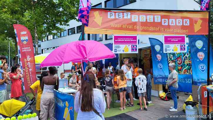Prijzen winnen met bottle-flippen en afvalprikken op de Tilburgse Kermis