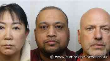 Faces of jailed trio who ran £500k prostitution network behind massage parlours