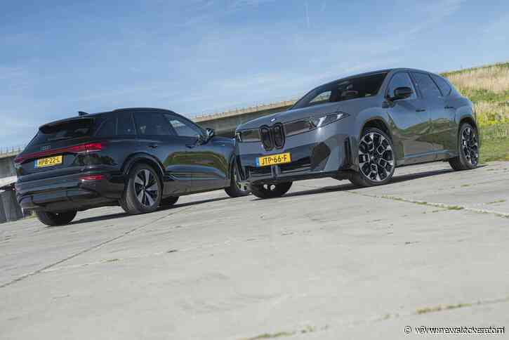 BMW iX3 overvleugelt Audi Q6, die wel in het spoor blijft