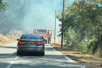 Un feu se déclare de part et d’autre d’une route près de Cannes : un pyromane connu des forces de l’ordre interpellé